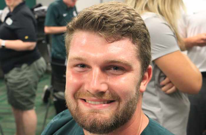 OT Cole Chewins PHOTO: Duffy Carpenter)